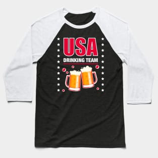 USA DRINKING TEAM Baseball T-Shirt